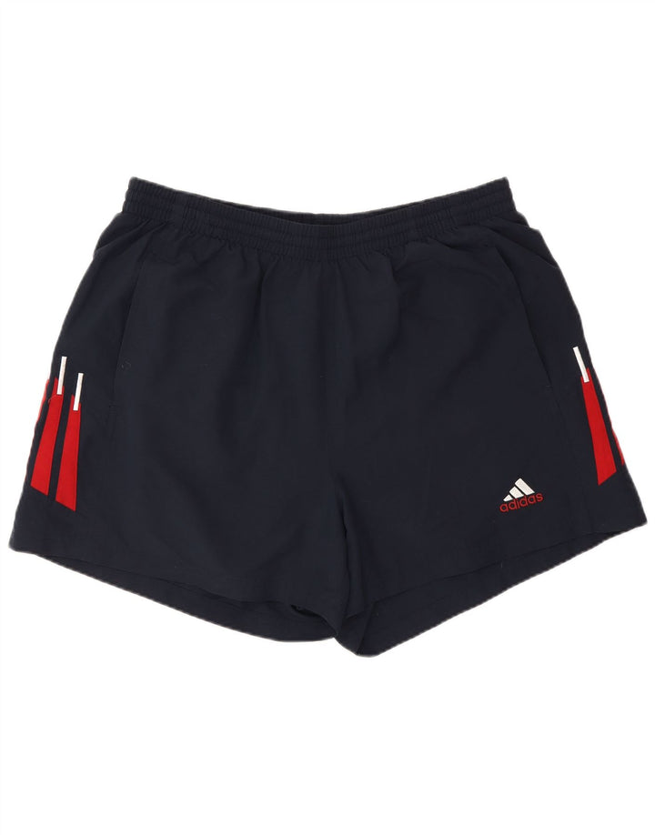 Adidas Herre Sportshorts XL Navy Blue Colourblock Polyester