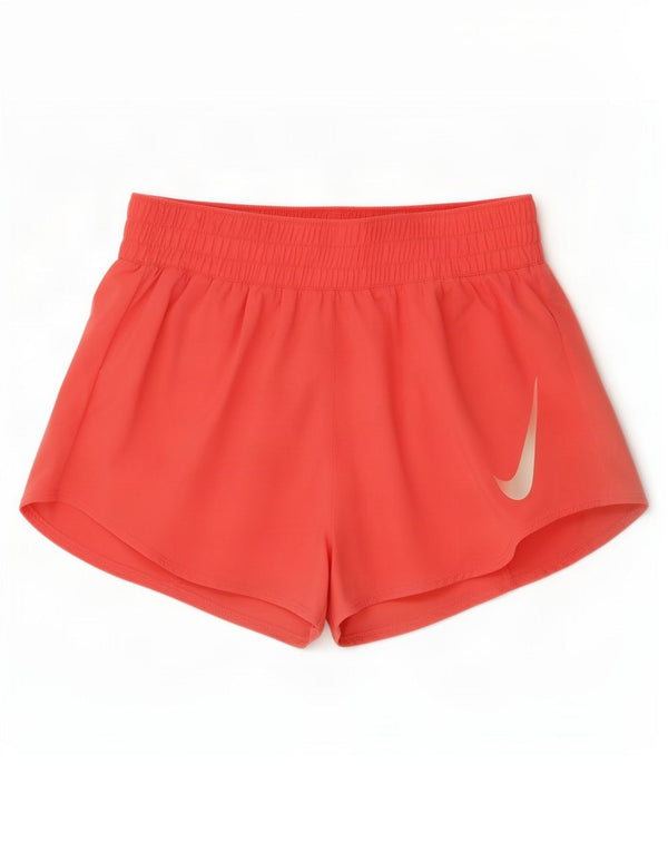 Nike grafiske sportsshorts til kvinder UK 12 Medium Pink Polyester