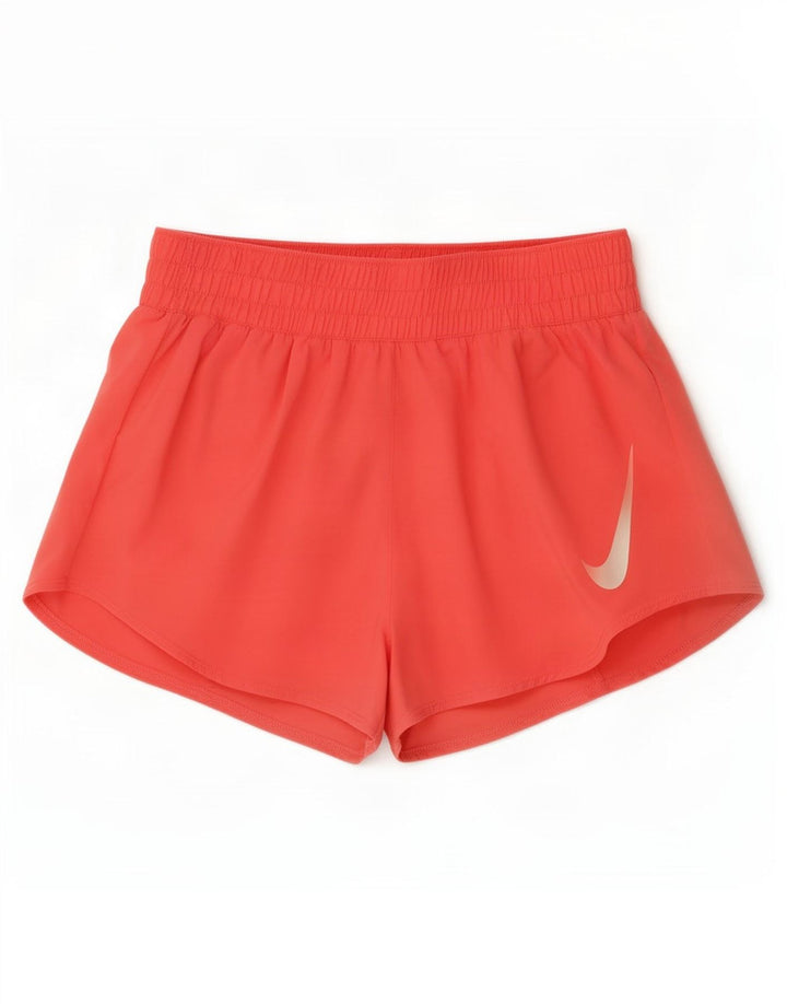 Nike grafiske sportsshorts til kvinder UK 12 Medium Pink Polyester