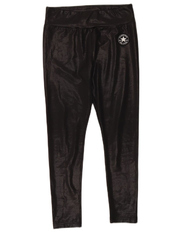 Converse Girls Leggings 12-13 år Stor sort polyester