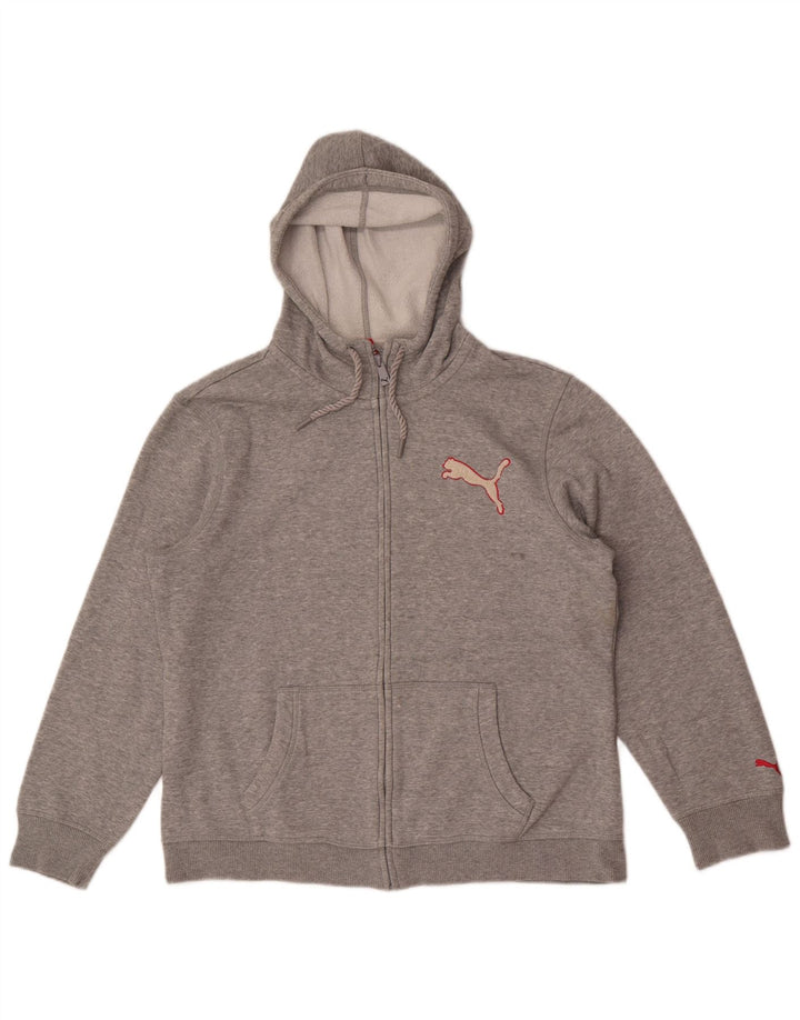 Puma Dame Hættetrøje Sweater UK 16 Stor Grå
