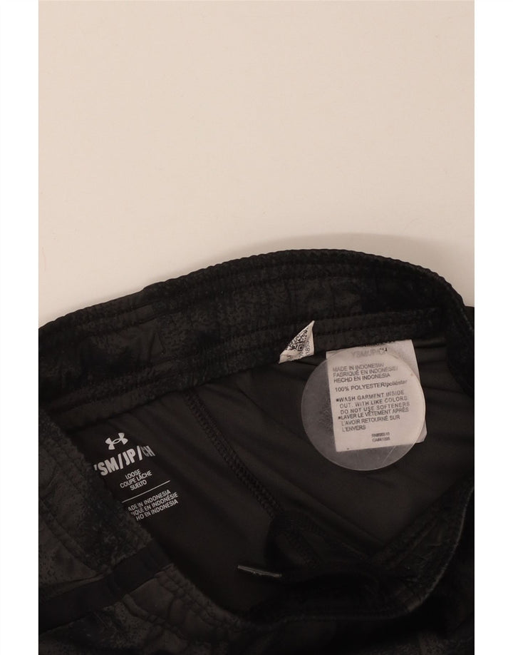 UNDER ARMOUR piger grafiske sportsshorts 7-8 år Small Black Camouflage