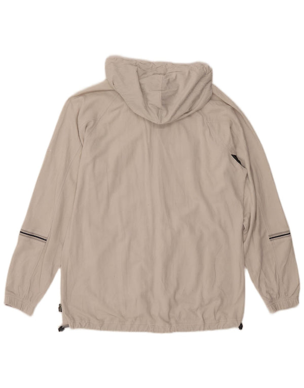 Asics Hættetrøje med lynlås til mænd Large Off White Acetate