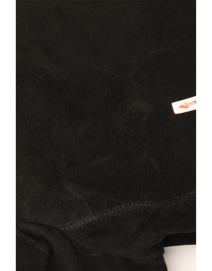 Vintage herre 3-knaps ruskind blazerjakke UK 38 Medium Black