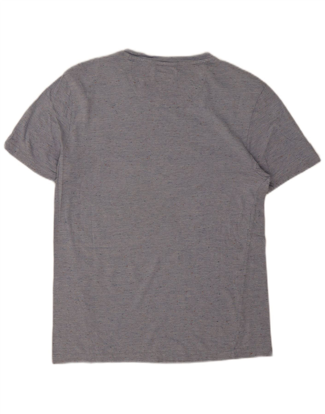 Zara Herre T-Shirt Top Lille Blå Flecked