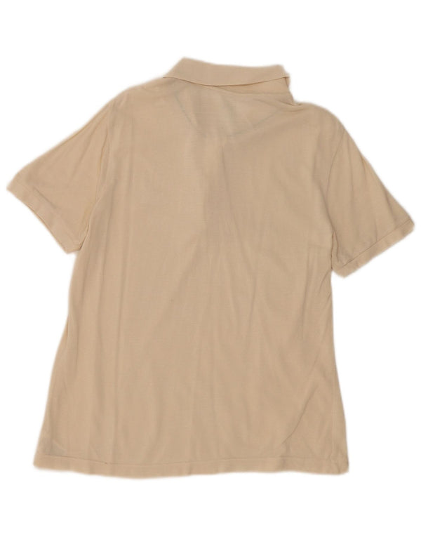 The North Face Dame Polo Shirt UK 14 Medium Beige Bomuld