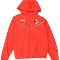 Puma Boys AC Milan Træningsdragt med hætte topjakke 13-14 år rød polyester