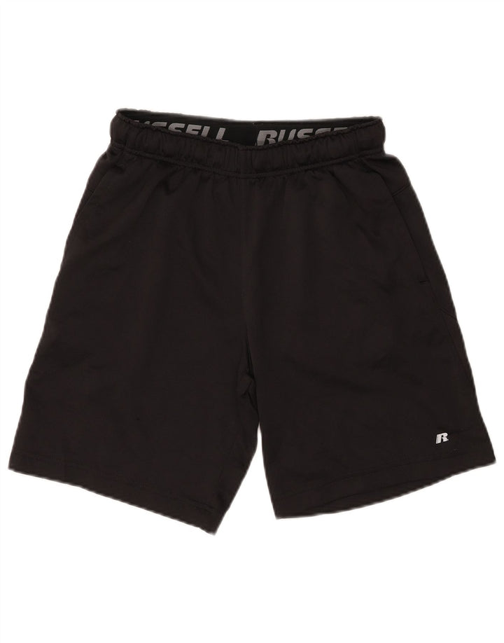 RUSSELL ATHLETIC Herre Dri-Power Sportshorts Små sorte polyester