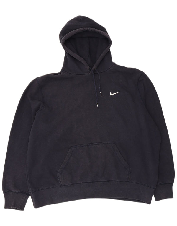Nike hættetrøje til mænd 2XL marineblå bomuld