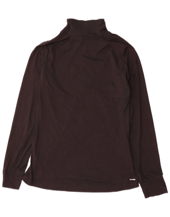 Adidas Dame Climalite Pullover Træningsdragt Top UK 16/18 Large Black