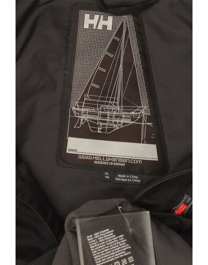 Helly Hansen Herre Graphic Windbreaker Jacket UK 42 XL Sort Polyester