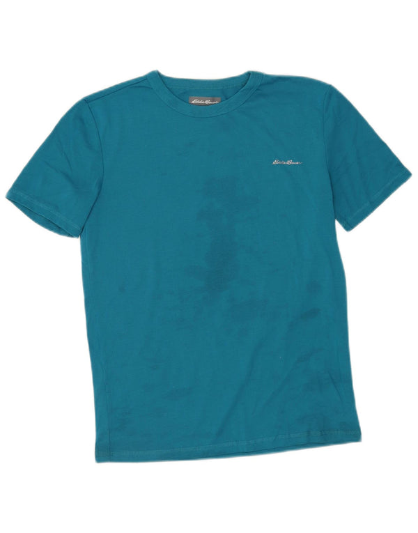 Eddie Bauer Boys T-Shirt Top 14-15 År Stor Blå Polyester