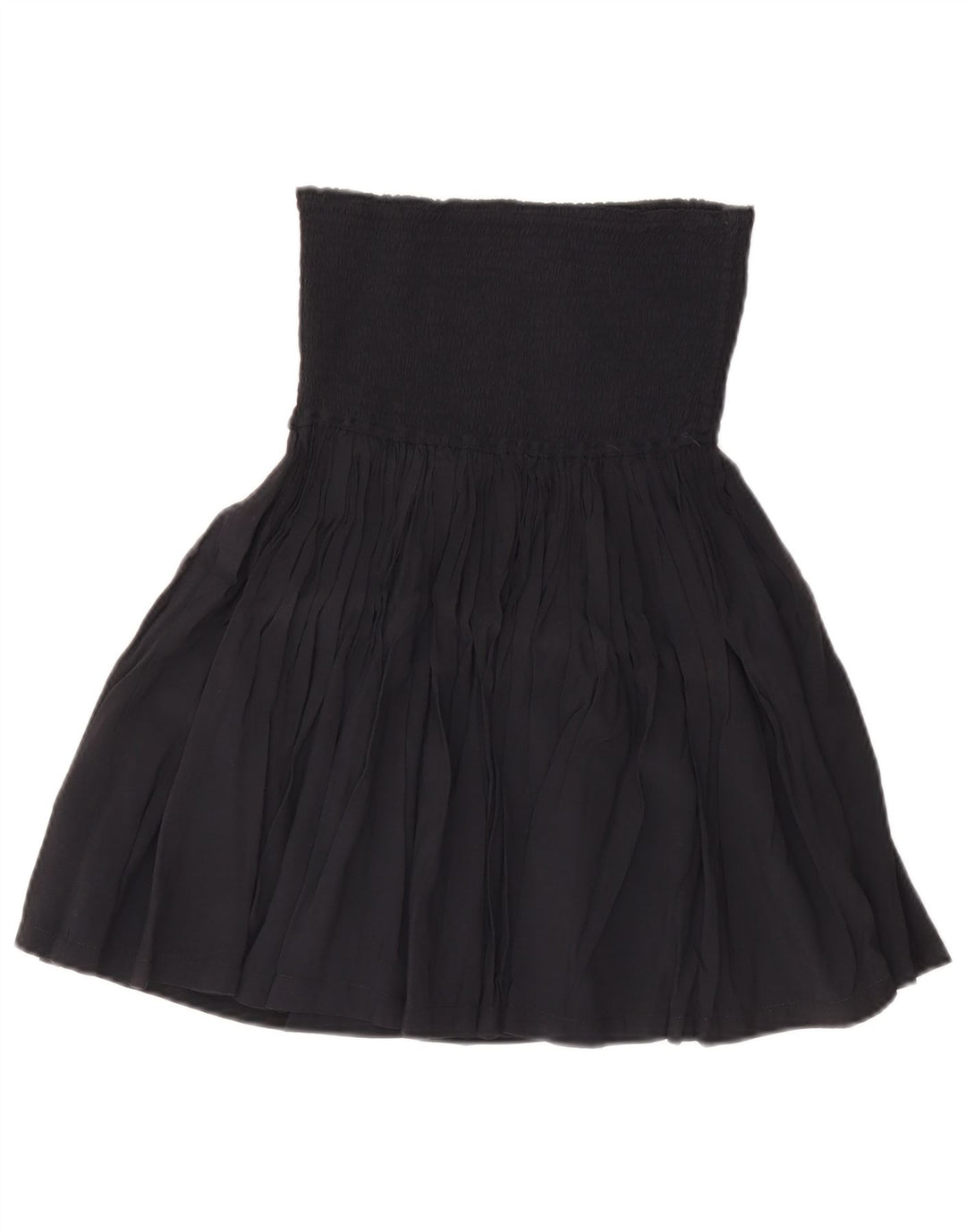 LEMON A-line nederdel med høj talje til kvinder Medium W28 Marineblå viskose