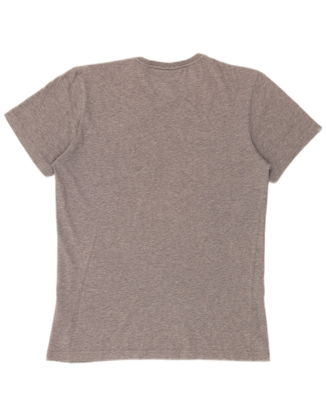 ADIDAS grafisk t-shirt til mænd, mellemgrå flækket bomuld