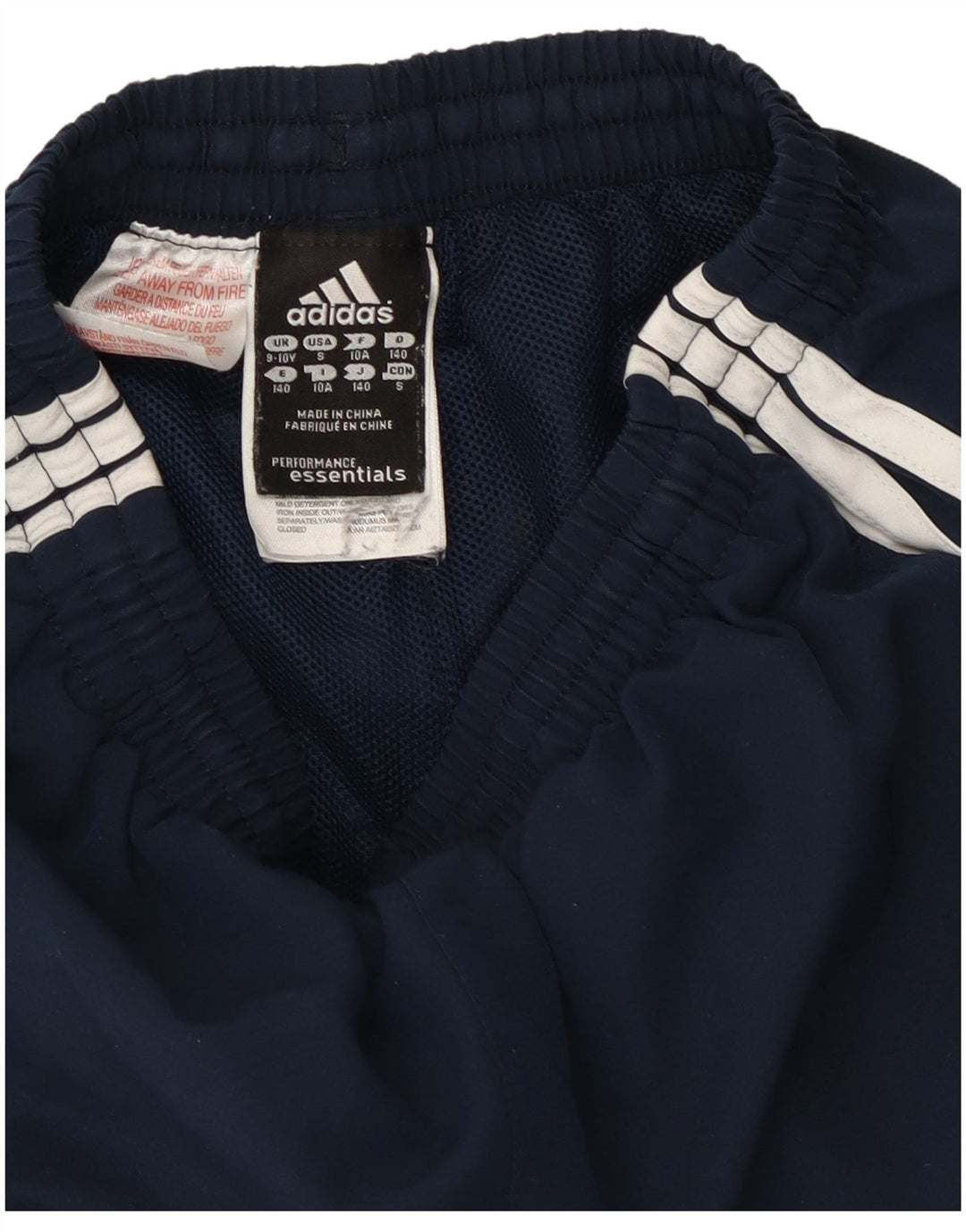 Adidas Træningsdragtsbukser til drenge 9-10 år Marineblå polyester