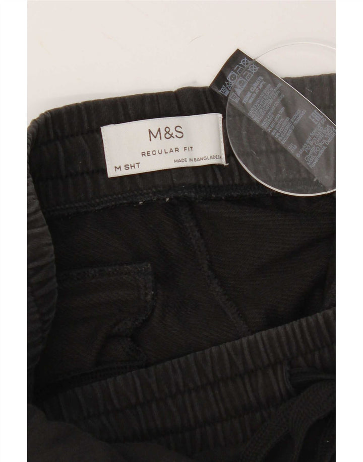Marks & Spencer Herre Regular Fit træningsdragt Bukser UK 14 Medium Black