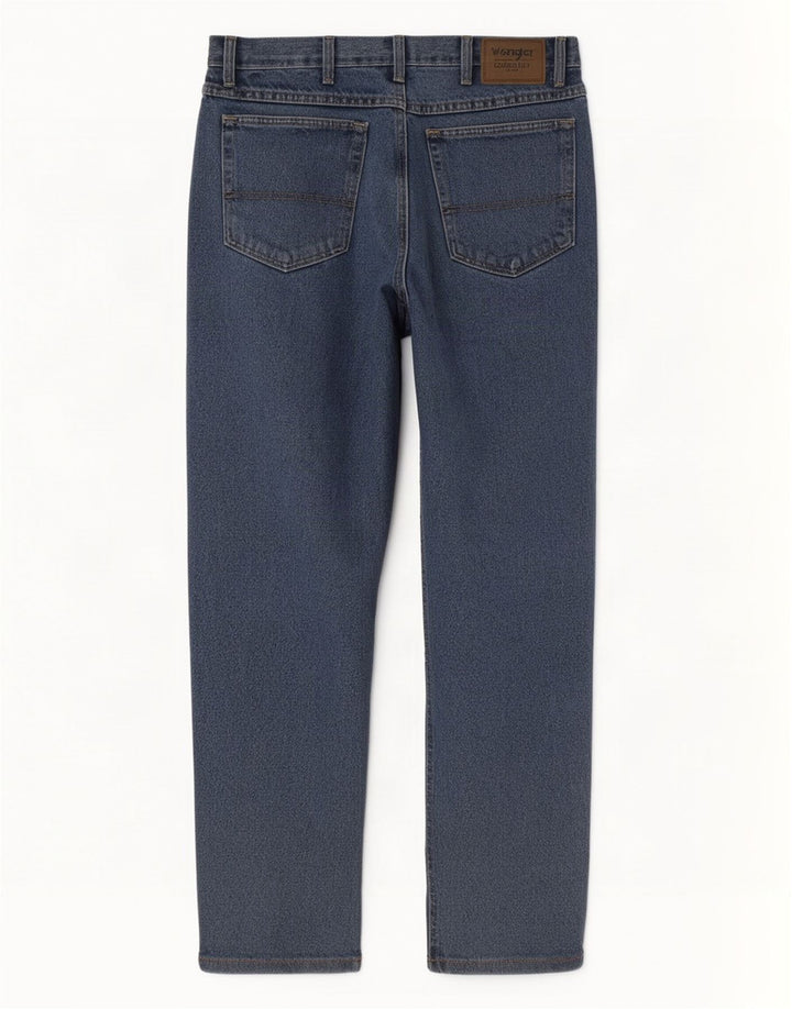 Wrangler Straight Jeans til mænd W34 L27 blå bomuld