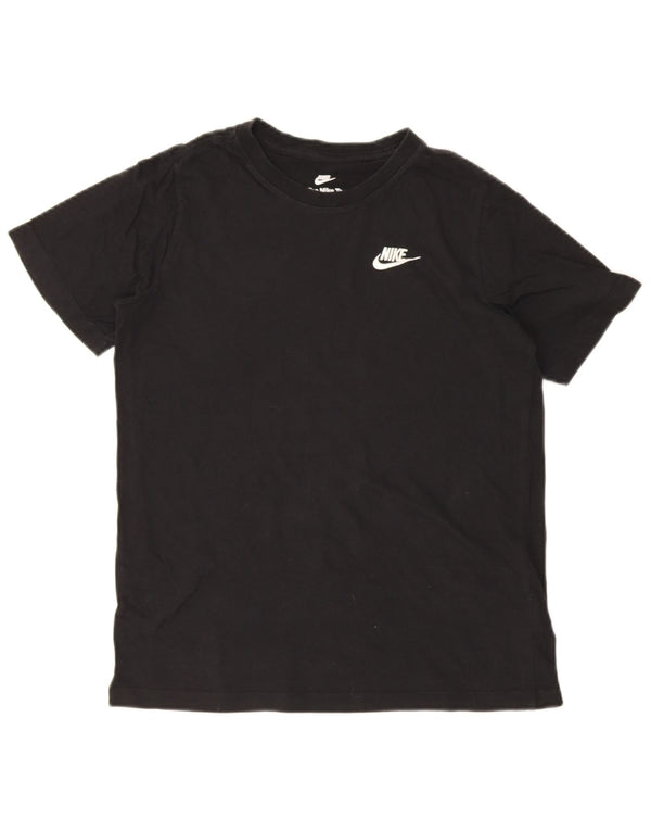 Nike Boys T-Shirt Top 13-14 år XL Sort bomuld