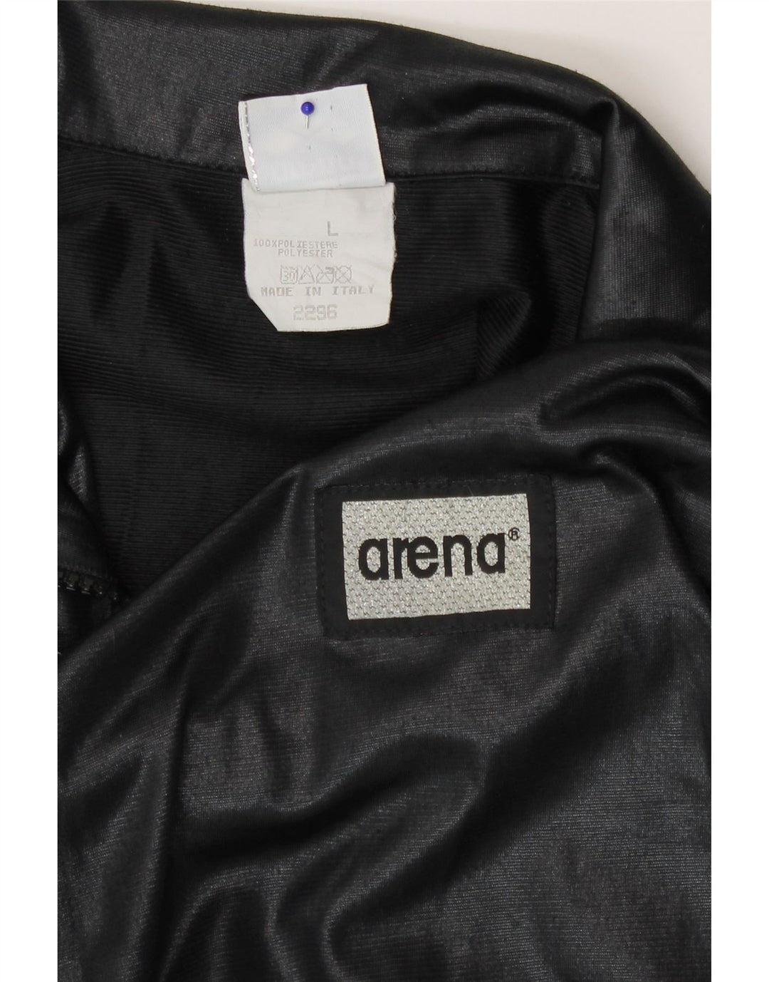 Arena Dame Grafisk træningsdragt Topjakke UK 16 Stor Sort Colourblock