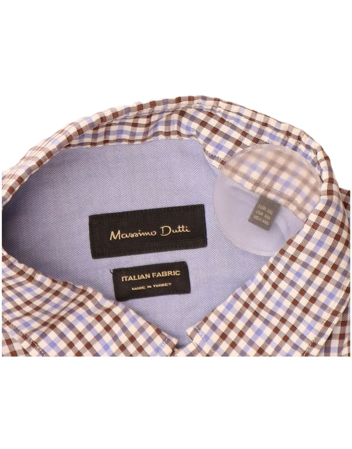 Massimo Dutti Herreskjorte 2XL Flerfarvet Gingham
