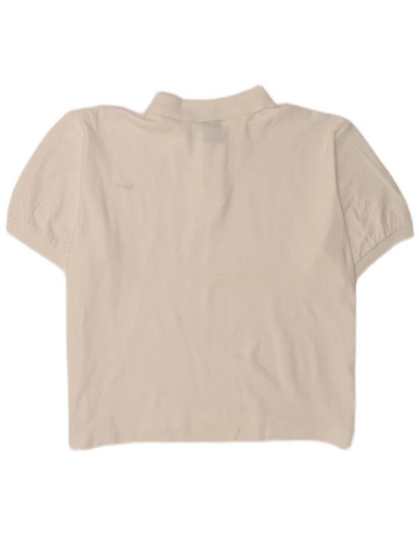 Nike Polo skjorte til mænd UK 42/44 Stor hvid bomuld