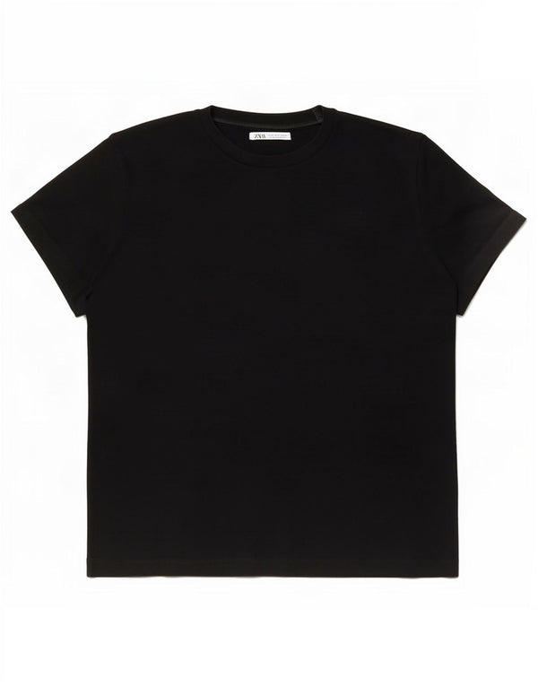 Zara Mens T-Shirt Top Small Black