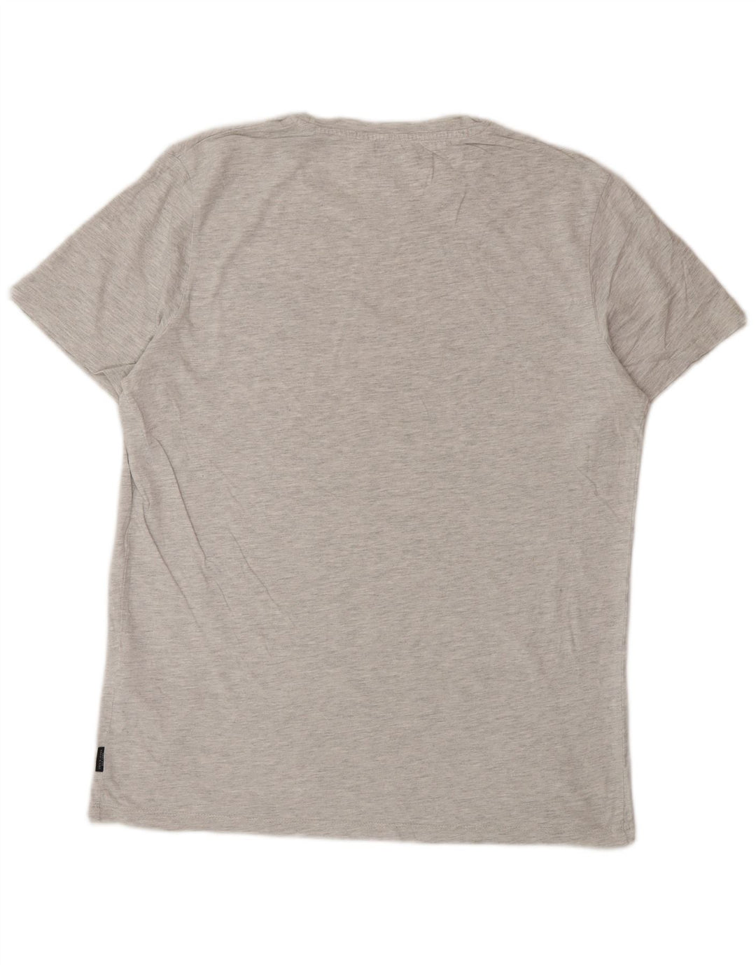 Jack & Jones Herre T-Shirt Top Stor Grå Flecked Bomuld
