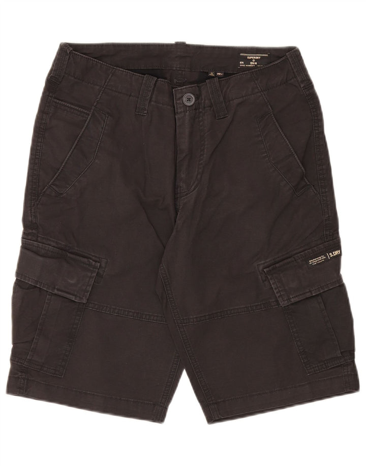 Superdry Herre Cargo Shorts W30 Medium Sort Bomuld