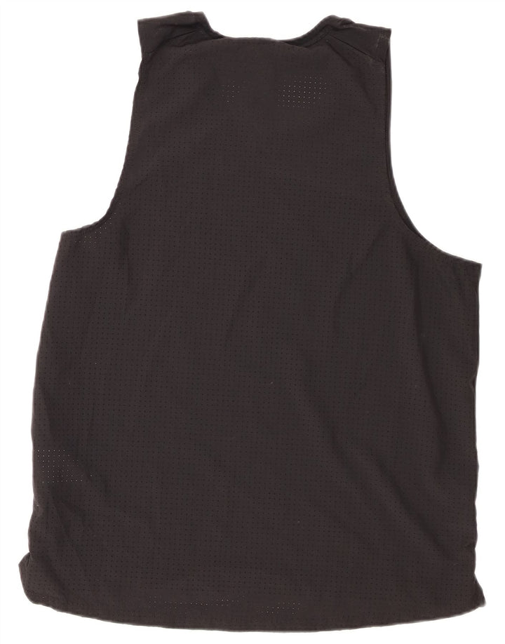 Nike Herre Dri Fit Grafisk Vest Top Stor Sort Polyester