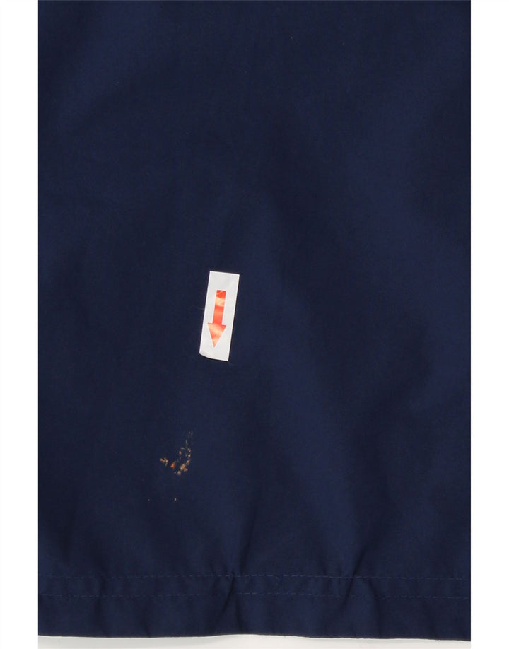 Adidas drenge hættejakke vindjakke 11-12 år marineblå polyester