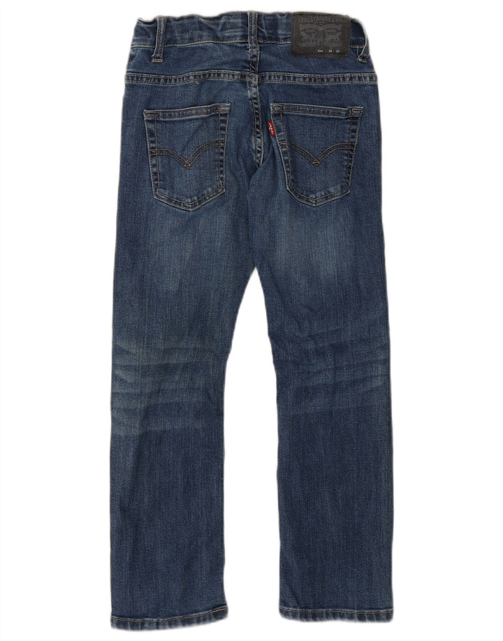 Levi's Boys 511 Slim Jeans 7-8 år W24 L22 Blå Bomuld