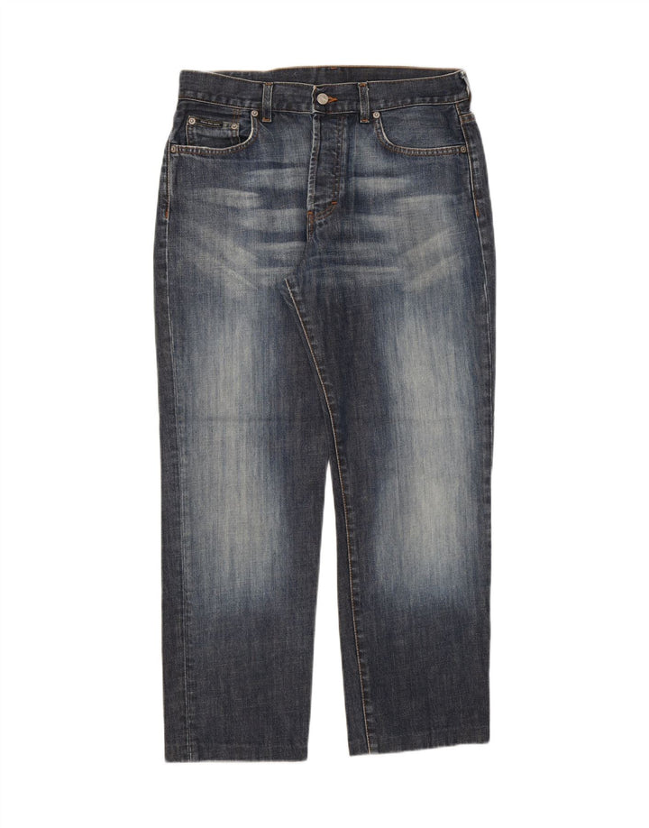 CALVIN KLEIN Mens Straight Jeans W32 L28 Navy Blue Vintage Calvin Klein and Second-Hand Calvin Klein from Messina Hembry 