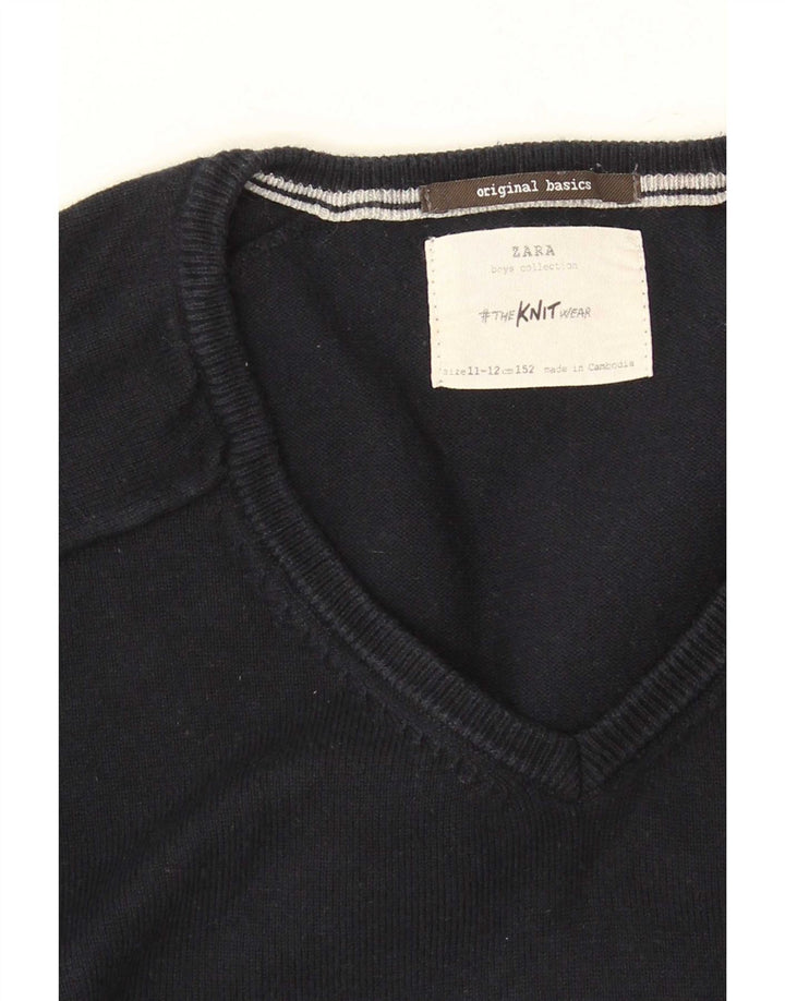 Zara Boys V-hals sweater 11-12 år Sort
