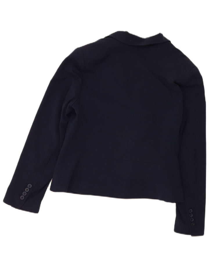 Marks & Spencer Dame 2 Button Blazer Jacket UK 14 Large Navy Blue