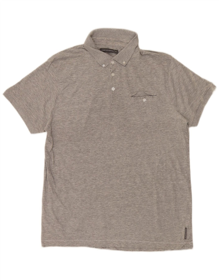 French Connection Herre poloshirt XL Grå Flecked Bomuld