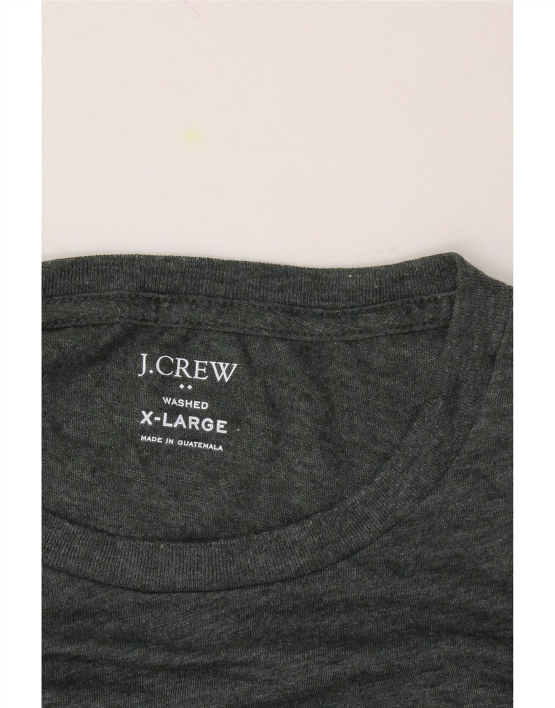 J. CREW Mens Top Long Sleeve XL Grey Cotton Vintage J. Crew and Second-Hand J. Crew from Messina Hembry 
