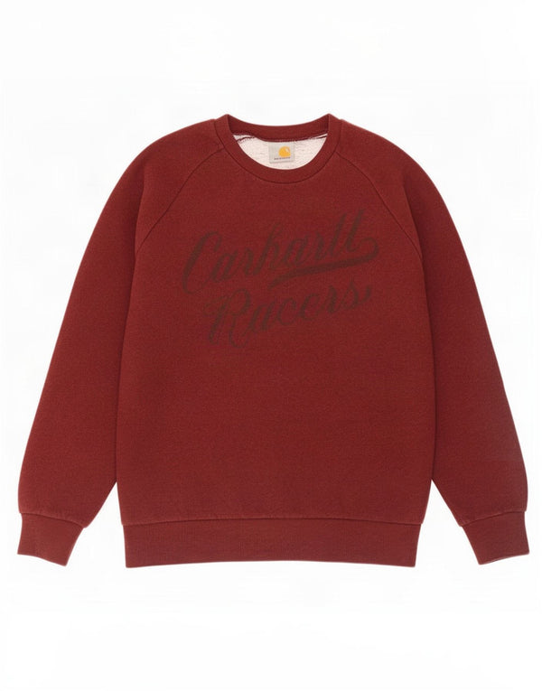 Carhartt Herre Grafisk Sweatshirt Jumper Lille Bourgogne bomuld