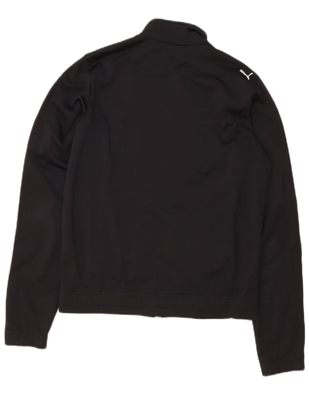 PUMA træningsdragt topjakke til kvinder UK 12 Medium Sort Colourblock Polyester