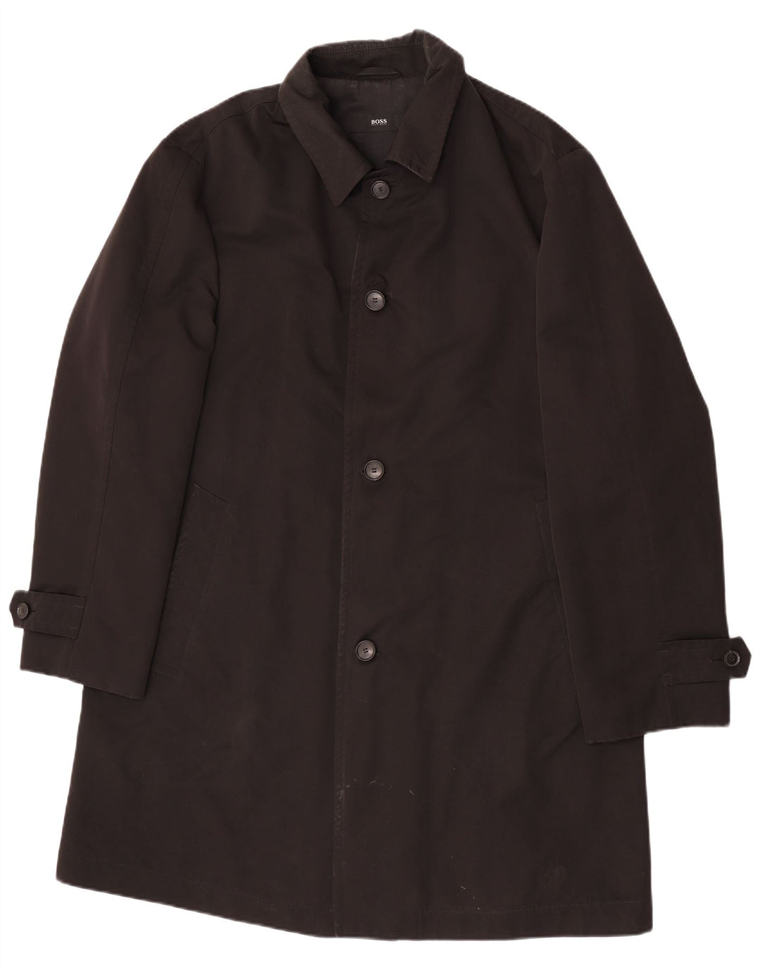 Hugo Boss Regnfrakke til mænd IT 56 3XL Sort Polyester