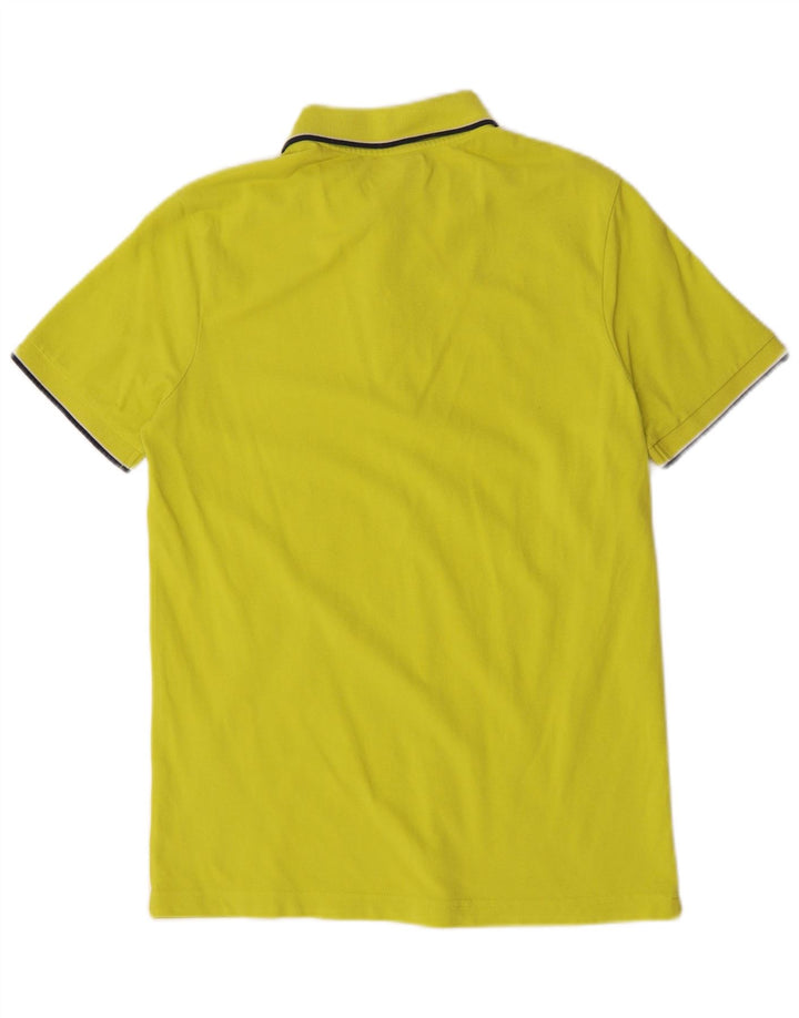 KAPPA Mens Polo Shirt Medium Yellow Cotton