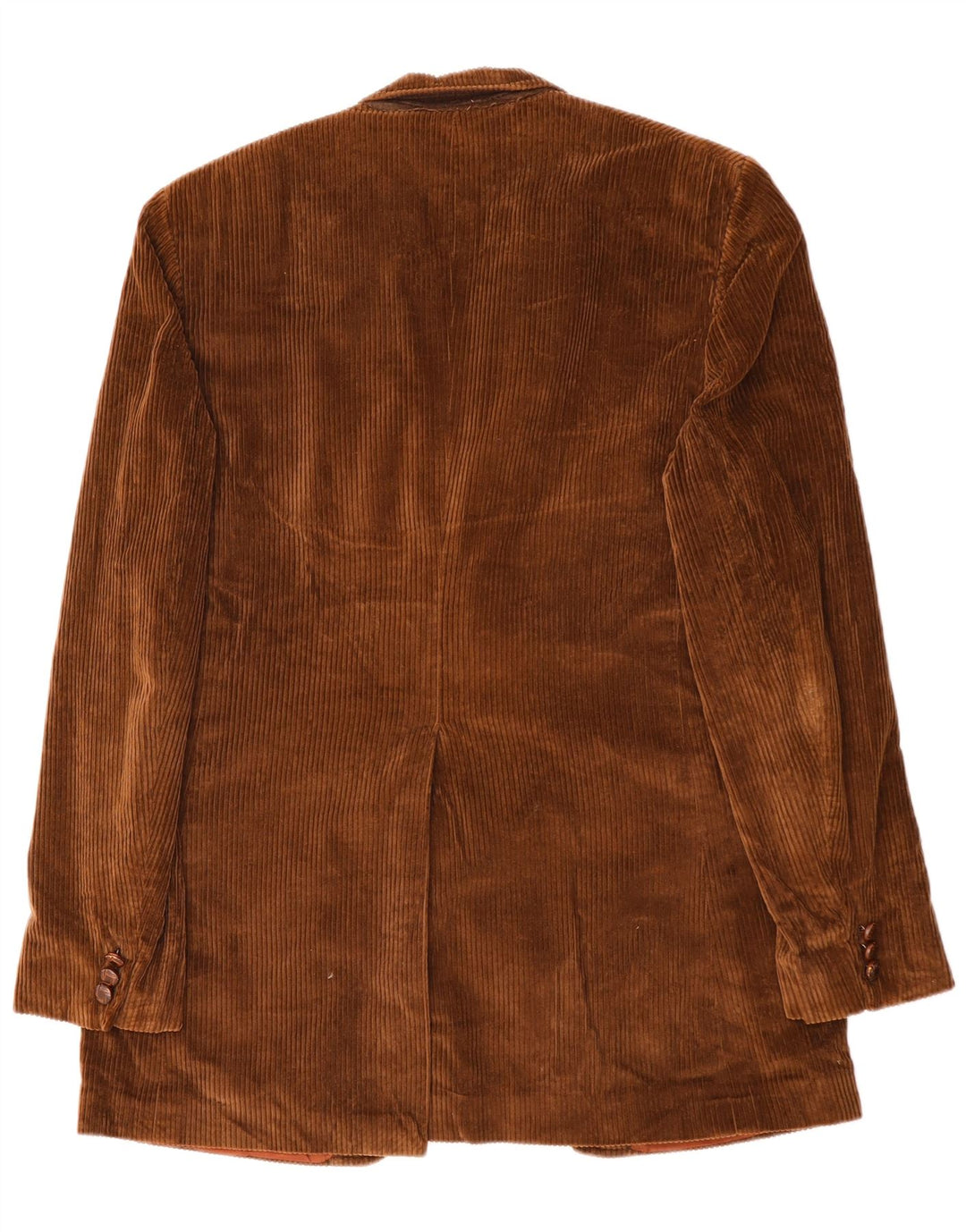 LONDON FOG Herre 2-knaps Corduroy blazerjakke EU 42 XL Brun bomuld