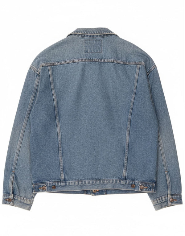 Wild Jeans Herre denimjakke UK 42 XL Blå Bomuld