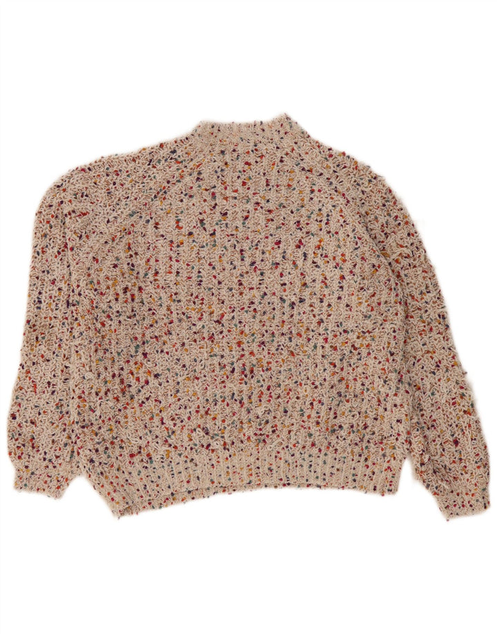 Marks & Spencer Dame Turtle Neck Jumper Sweater UK 14 Medium Multicoloure