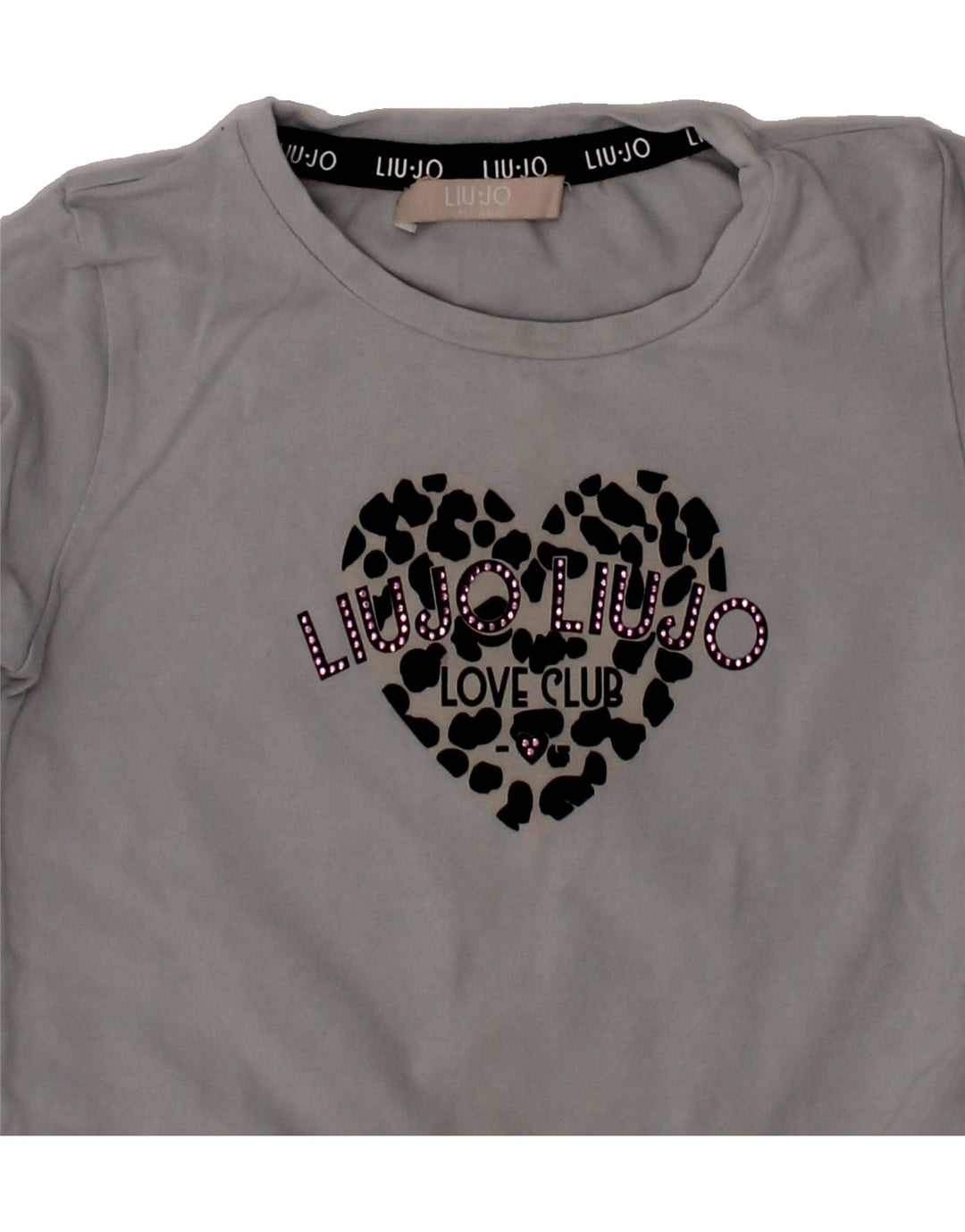 LIU JO Girls Graphic Top Long Sleeve 2-3 Years Grey Cotton Vintage Liu Jo and Second-Hand Liu Jo from Messina Hembry 