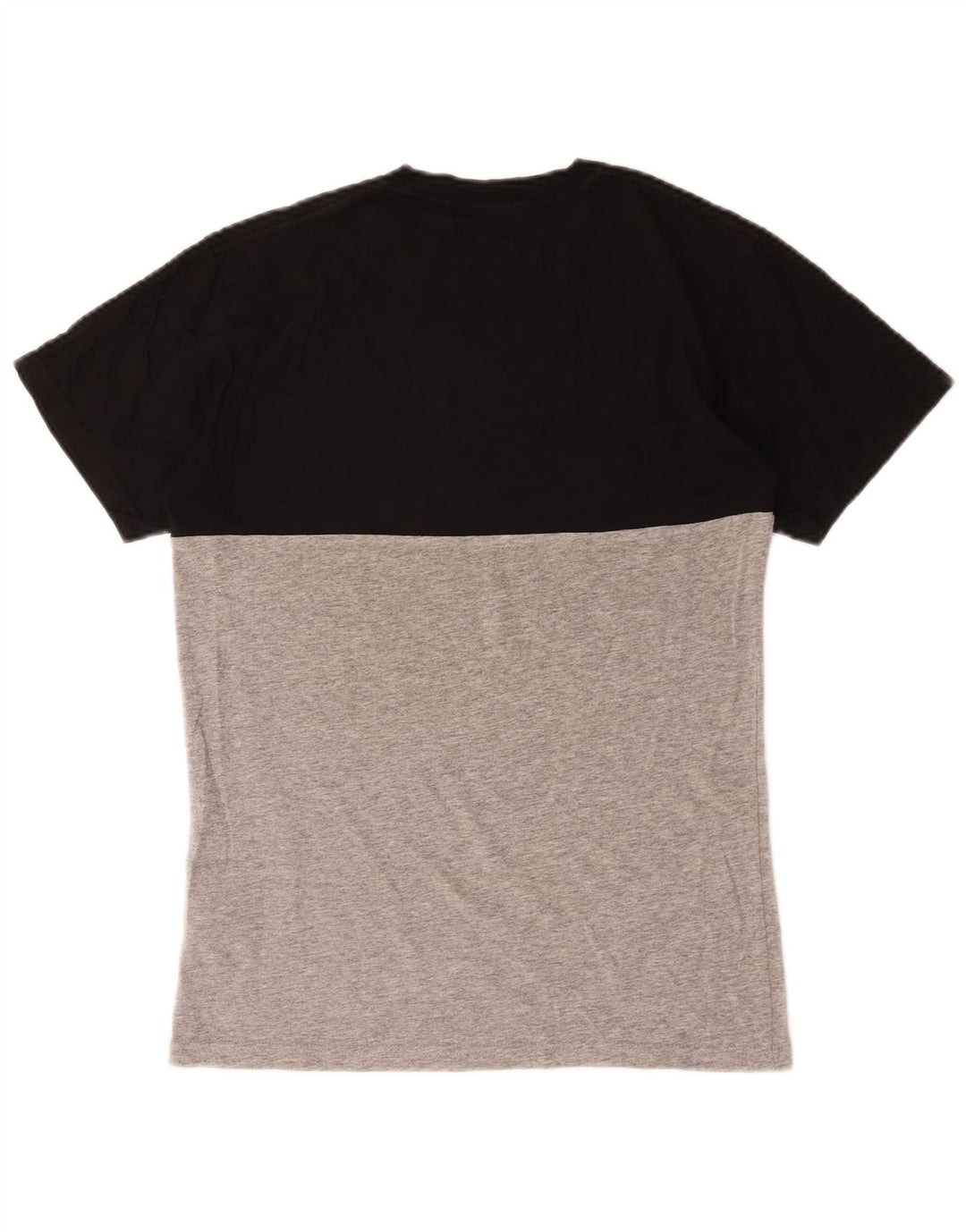Vans Herre Classic Fit T-Shirt Top Lille Grå Colourblock Bomuld