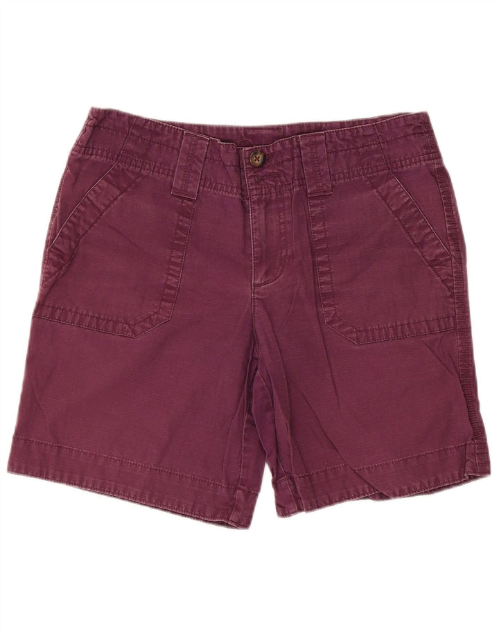 Eddie Bauer Chino Shorts til kvinder US 4 Small W32 Purple Cotton