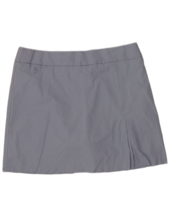DOCKERS Mininederdel til kvinder US 10 Large W32 Blue Cotton
