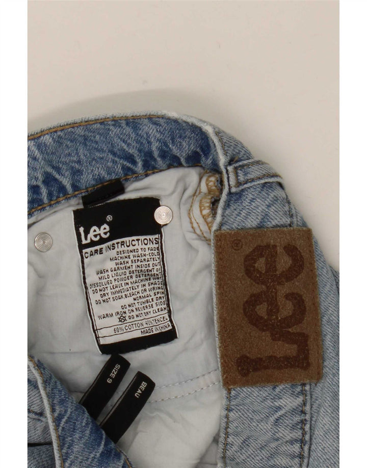 Lee Kvinder Højhøjde Løse Jeans US 9 Medium W30 L26 Blå Bomuld