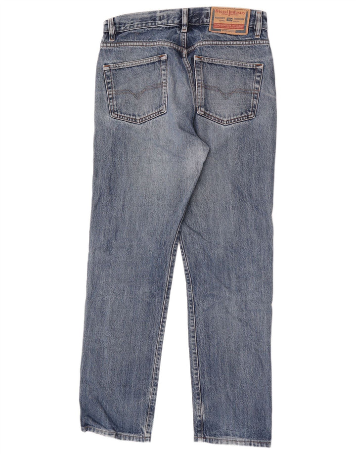 Diesel Straight Jeans til mænd W34 L30 Blå Bomuld