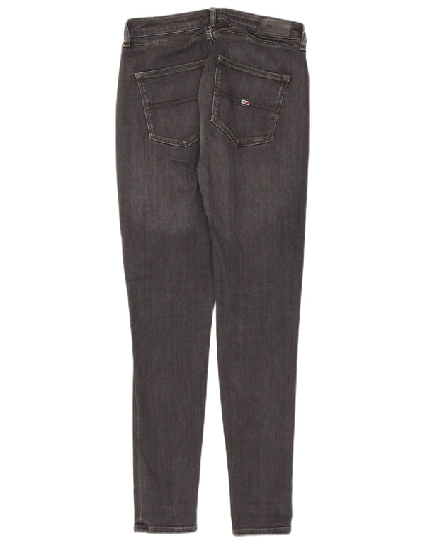 Tommy Hilfiger Kvinder High Rise Super Skinny Jeans W28 L28 Grå Bomuld